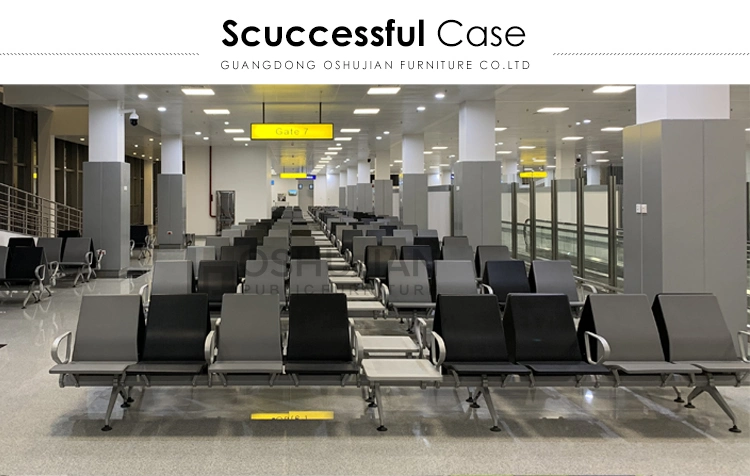 Manufacturers Airport Terminal Lounge VIP Waiting Lounge Beam Seating Link Waiting Bench Hospital Airport Reception Wholesale Chair Airport Row Chair
