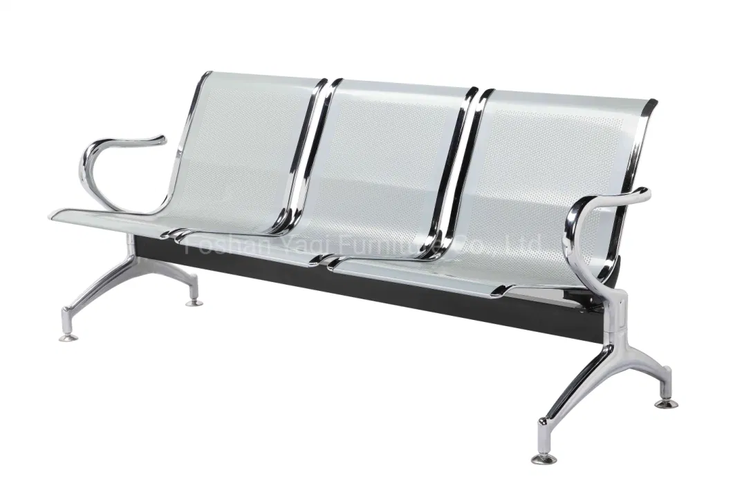 High Quality Office Furniture Visitor Steel Bench Airport Chair Public Hospital Waiting Chair Bench Office Visitor Chair Metal Home Chair (YA-19)